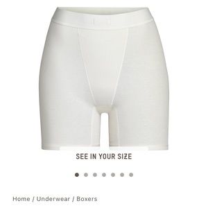 SKIMS cotton rib 2-piece lounge set- size S